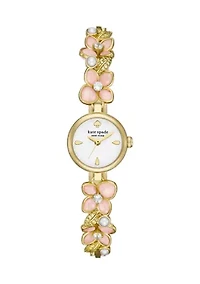 Pink Floral Monroe Bracelet Watch