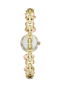 Pink Floral Monroe Bracelet Watch