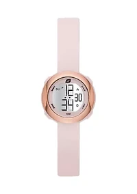 Sunridge Womens Blush and Rose Gold Tone Digital Watch