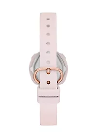 Sunridge Womens Blush and Rose Gold Tone Digital Watch