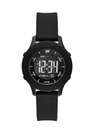 Skechers Ladies Rosencrans Digital Black Watch