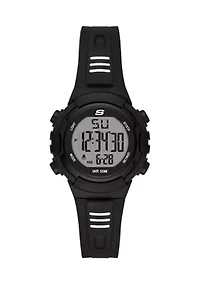 Truro Digital Black Plastic Watch