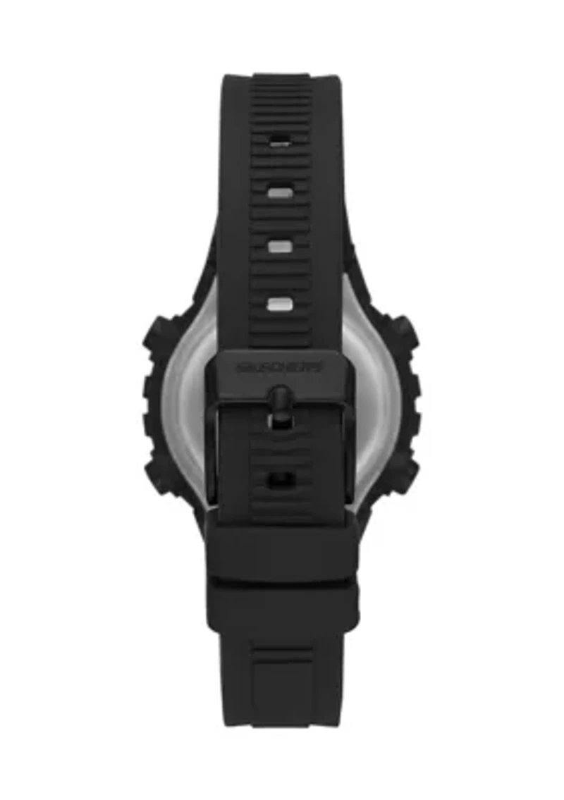 Truro Digital Black Plastic Watch