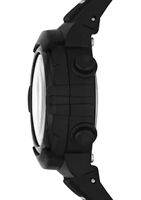 Truro Digital Black Plastic Watch