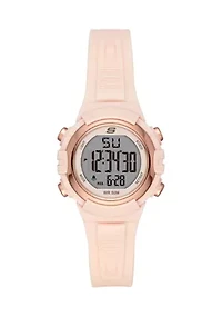 Truro Digital Blush Plastic Watch