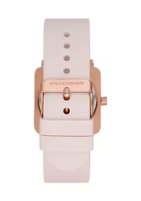 Women's Calabar Square Three Hand Silicone Watch