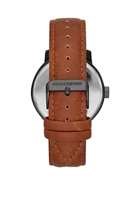Men's Interchangeable Brown Watch Set