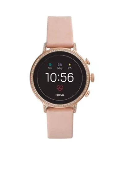 Gen 4 Smartwatch Q Venture HR Blush Leather