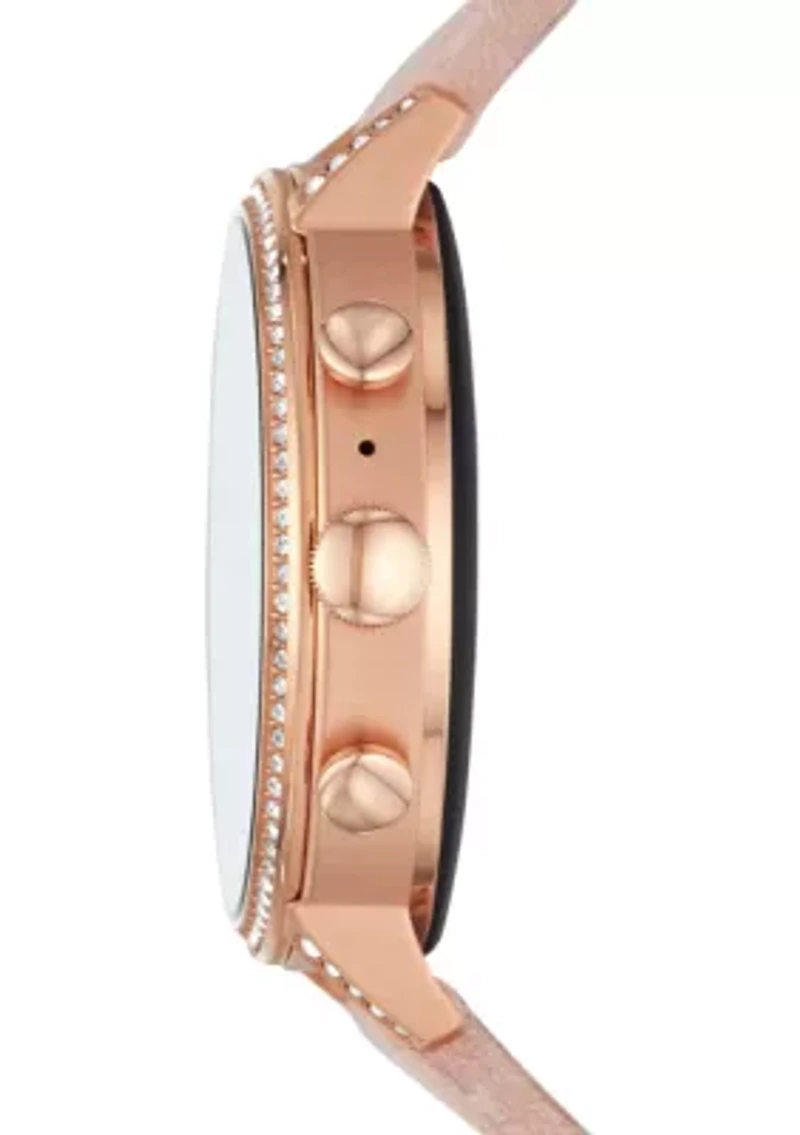 Gen 4 Smartwatch Q Venture HR Blush Leather