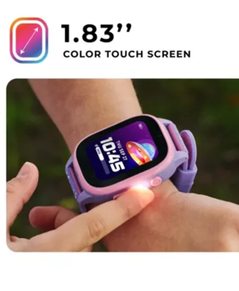 PlayZoom 4 Kids Smartwatch – 25 STEM Games, Camera, Step Counter, Audiobooks, Bluetooth, Splash Resistant, 7-Day Battery