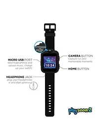 PlayZoom 2 Kids Smartwatch: Solid Black