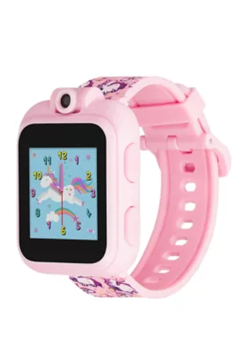 PlayZoom Smartwatch For Kids: Pink with Unicorns Print