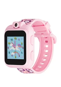 PlayZoom Smartwatch For Kids: Pink with Unicorns Print