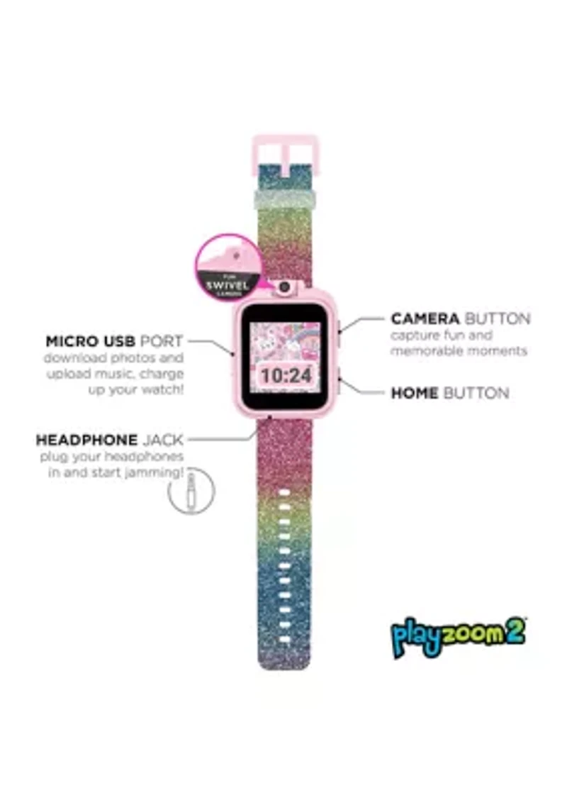 PlayZoom 2 Kids Smartwatch: Rainbow Glitter