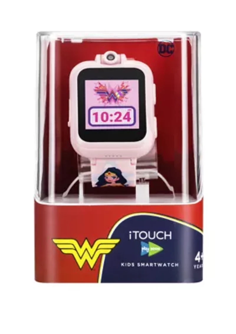 PlayZoom DC Comics Smartwatch- Blush Wonder Woman