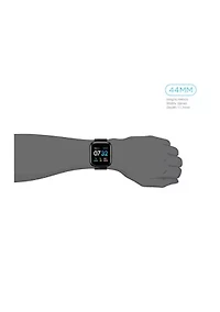 iTouch Sport 3 Touchscreen Smartwatch for Men and Women: Black Case with Green Camo Strap