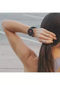 iTouch Sport 3 Touchscreen Smartwatch for Men and Women: Black Case with Black Strap