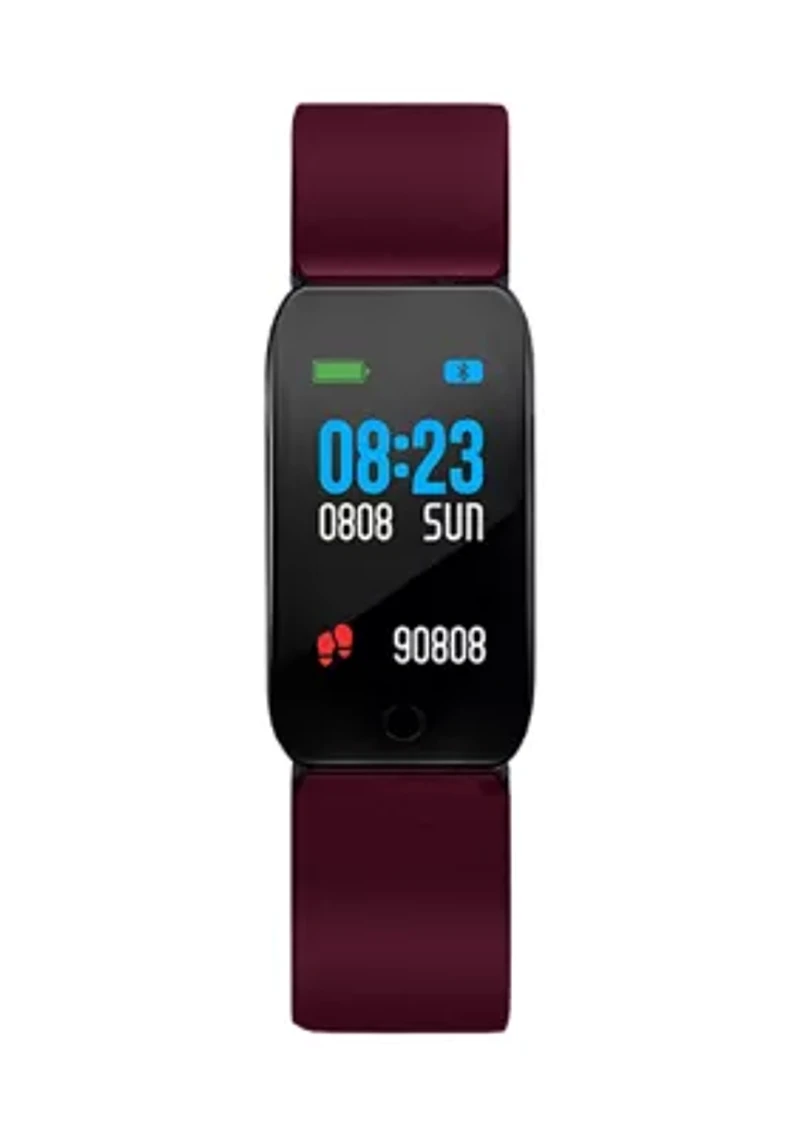 Active Touchscreen Fitness Tracker for Men and Women: Burgundy