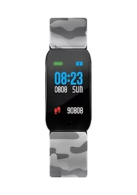 iTouch Active Fitness Tracker with Colorful Touchscreen for Men and Women: Gray Camo