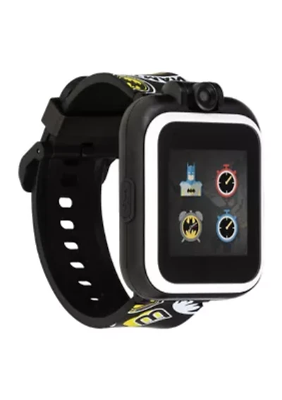 DC Comics iTouch PlayZoom Smartwatch For Kids: Batman Logo Print