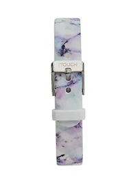 Slim Marble Fitness Tracker with Replacement Strap