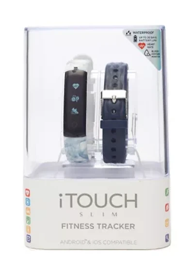 Slim Blue & Marble Activity Tracker Set