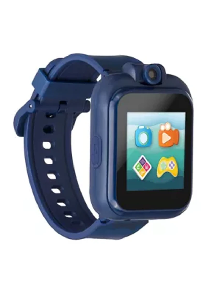 PlayZoom 2 Interactive Educational Kids Smartwatch with Headphones: Blue Camouflage Print