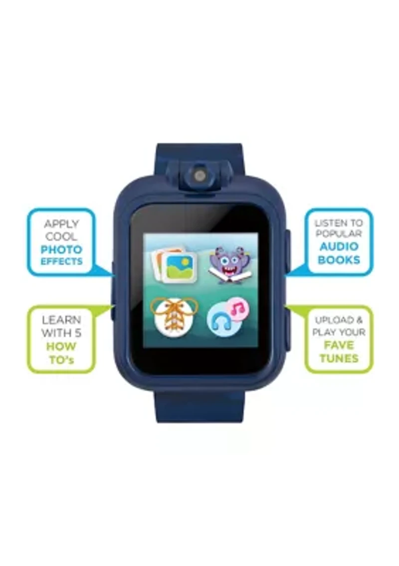 PlayZoom 2 Interactive Educational Kids Smartwatch with Headphones: Blue Camouflage Print