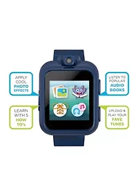 PlayZoom 2 Interactive Educational Kids Smartwatch with Headphones: Blue Camouflage Print