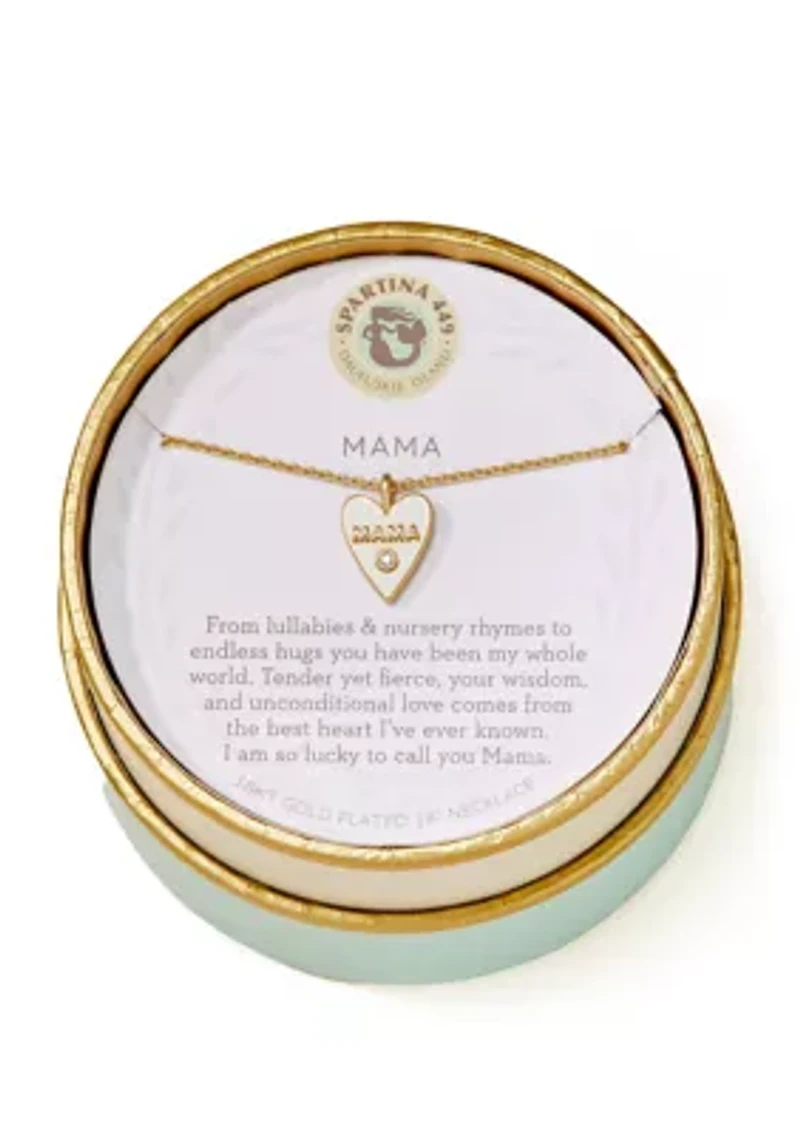 Mama Heart Pendant Necklace