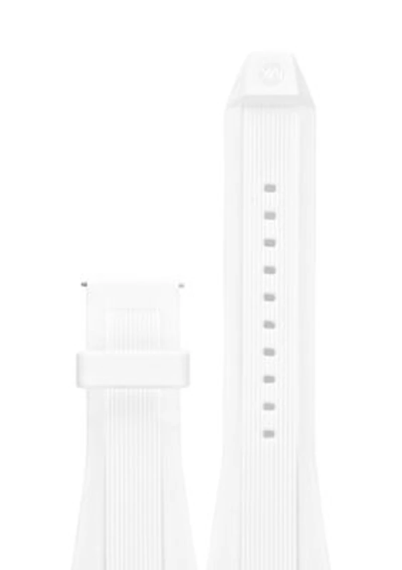 Connected Men's Dylan White Silicone Strap