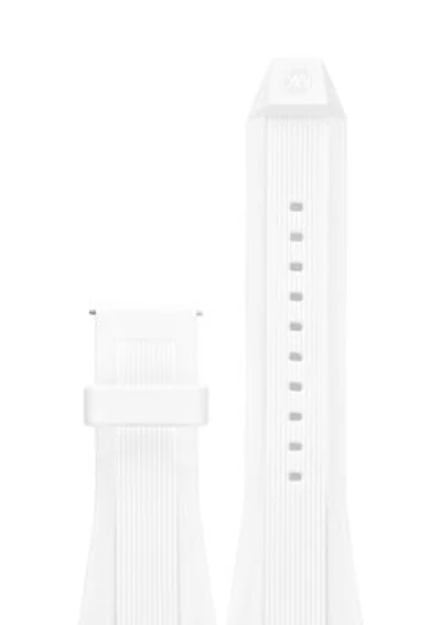Connected Men's Dylan White Silicone Strap