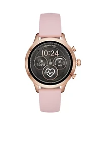 Runway Pink Silicon Strap Watch