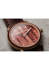 Stainless Steel Antique Wine Soaked Minimalist Watch