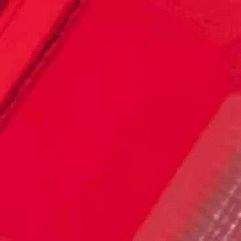 Red Stone Bypass Pavé Cuff Bracelet