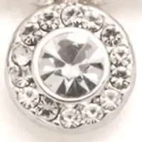 Pavé Round Pendant Slider Bracelet