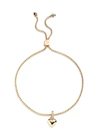  Puffy Heart Slider Bracelet