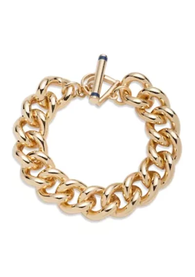 Chain Link Toggle Bracelet