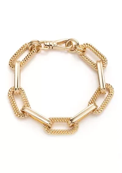 Herringbone Link Flex Bracelet