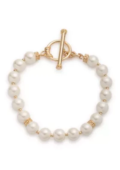  Pearl Toggle Flex Bracelet