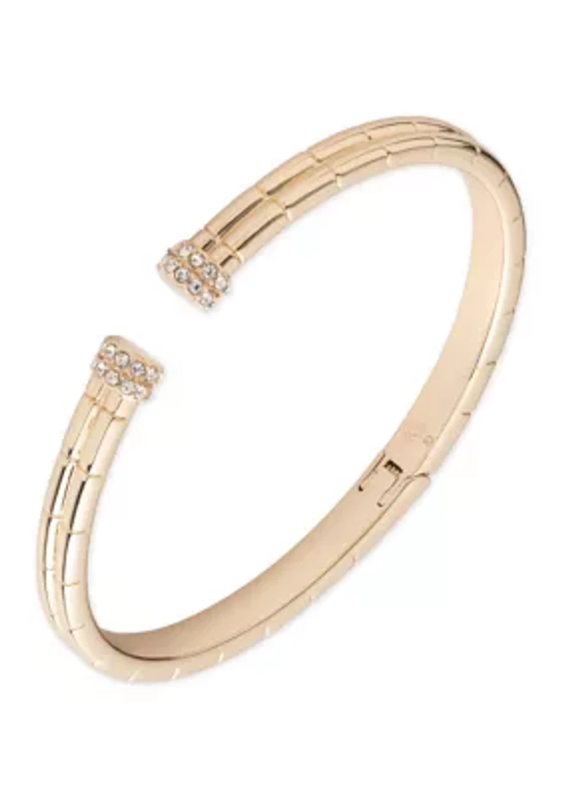 Crystal Open Pavé Cuff Bracelet