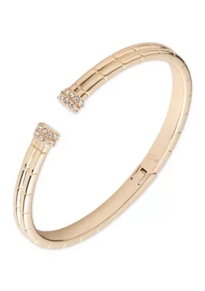 Crystal Open Pavé Cuff Bracelet