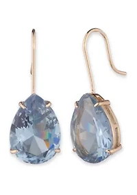 Gold Tone Teardrop Earrings