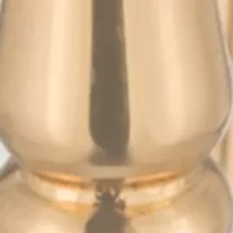 Gold Tone Bamboo Threader Earrings