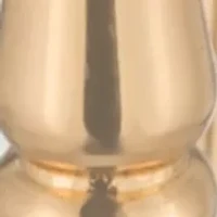 Gold Tone Bamboo Threader Earrings