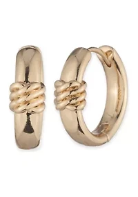 15mm Huggie Hoop Earrings