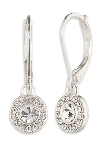 Pave Drop Earrings