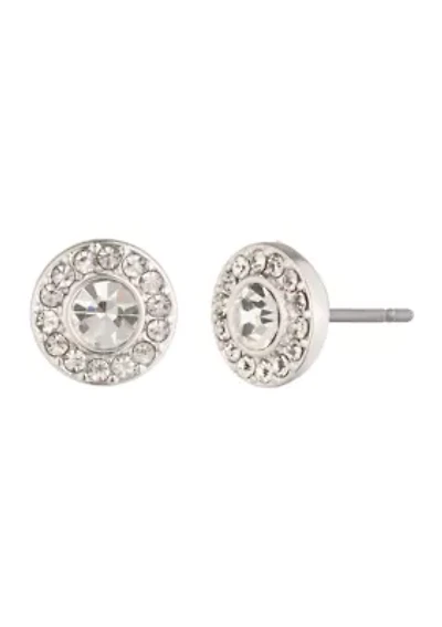 Pave Stud Earrings