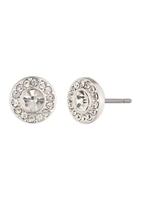 Pave Stud Earrings
