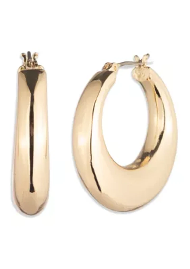 Sculptural Hoop Earrings